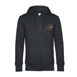 SWEAT ZIPPÉ (Homme) - les Ecuries d'Emportier - Gris Anthracite - BCU03K