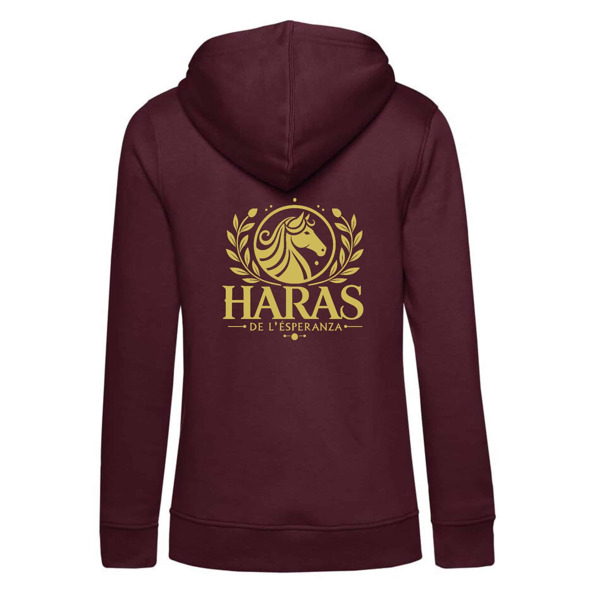 SWEAT A CAPUCHE (femme) – Haras de l’esperanza - Bordeaux - BCW34B – Image 3