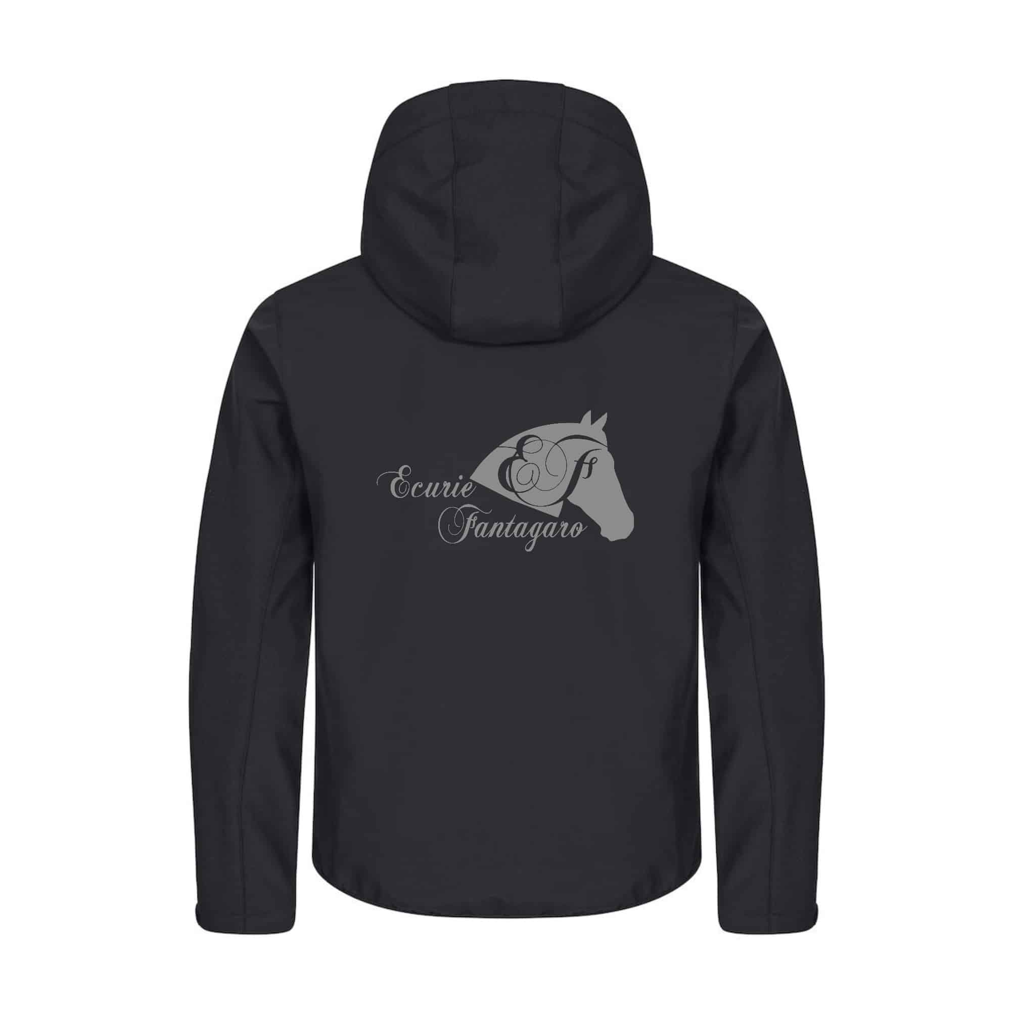 SOFTSHELL "Classic" (homme) - Ecurie Fantagaro - Noir - 0200912 – Image 3