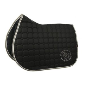 Tapis de selle Equithème "Orion" - F.C - Monitrice d'équitation indépendante - Noir - 20477