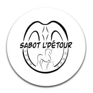 STICKER ROND - Sabot l'détour - STI001
