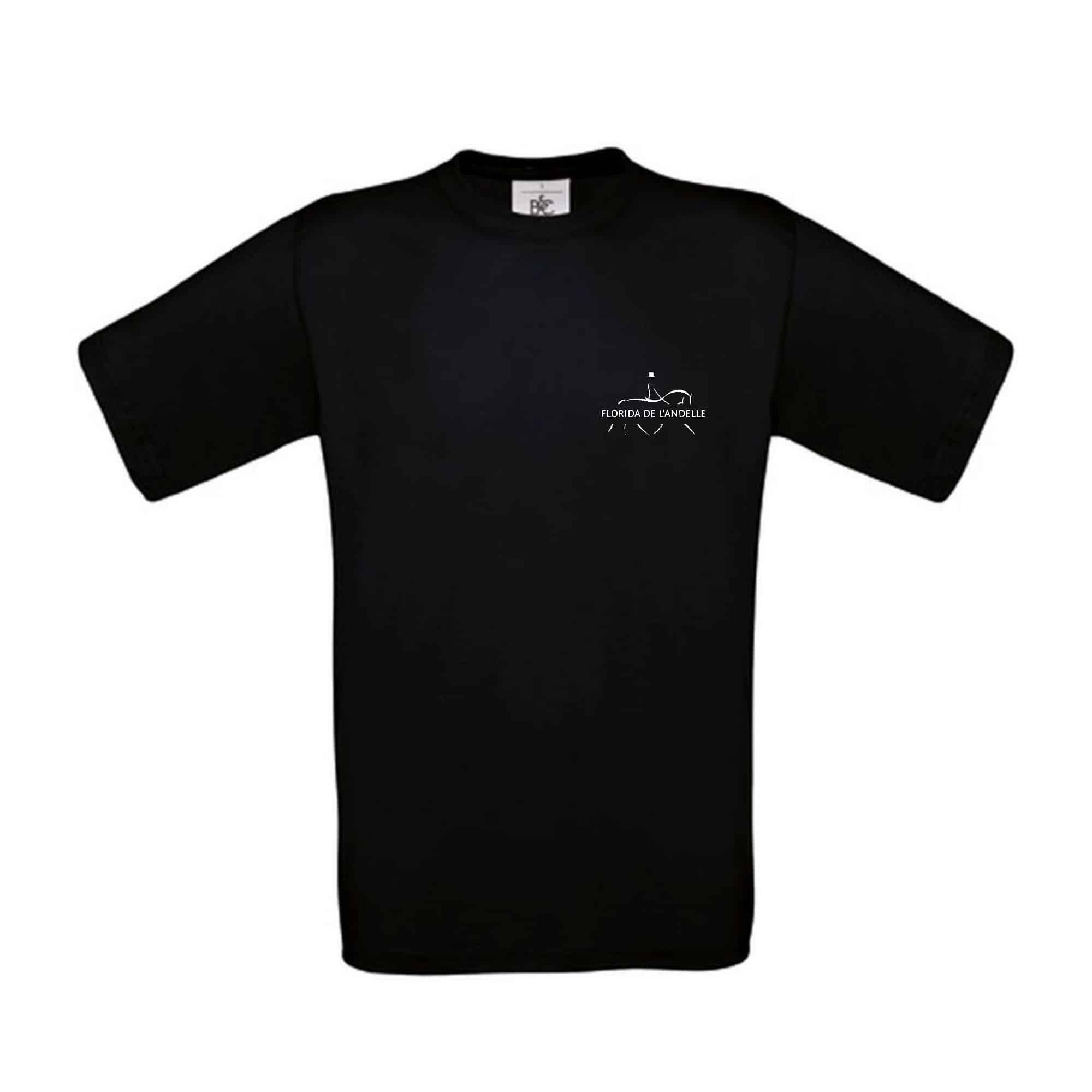 T-SHIRT (enfant) - Ecuries Florida de l'Andelle - Noir - BC03TK