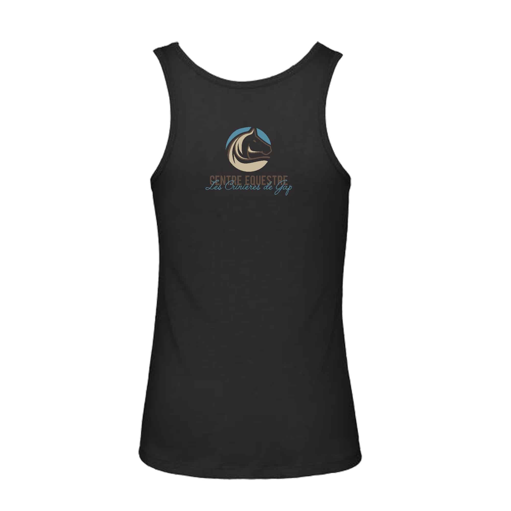 DEBARDEUR (femme) - Centre équestre les crinières de gap - Noir - BC073 – Image 3