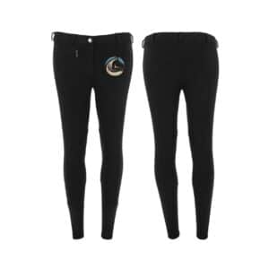 Pantalon d'équitation RIDING WORLD (enfant) - Centre équestre les crinières de gap - Noir - 989070