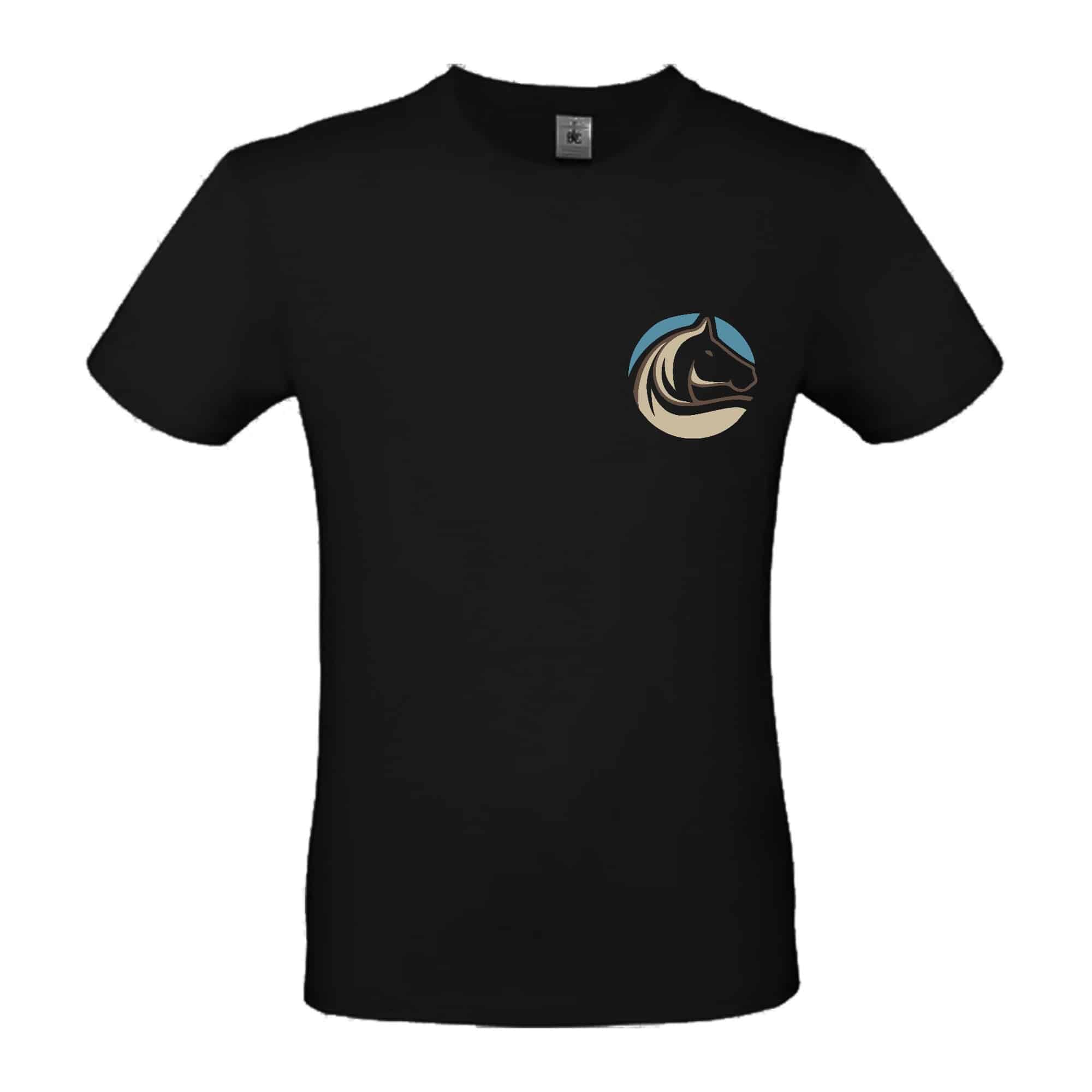 T-SHIRT (enfant) - Centre équestre les crinières de gap - Noir - BC03TK