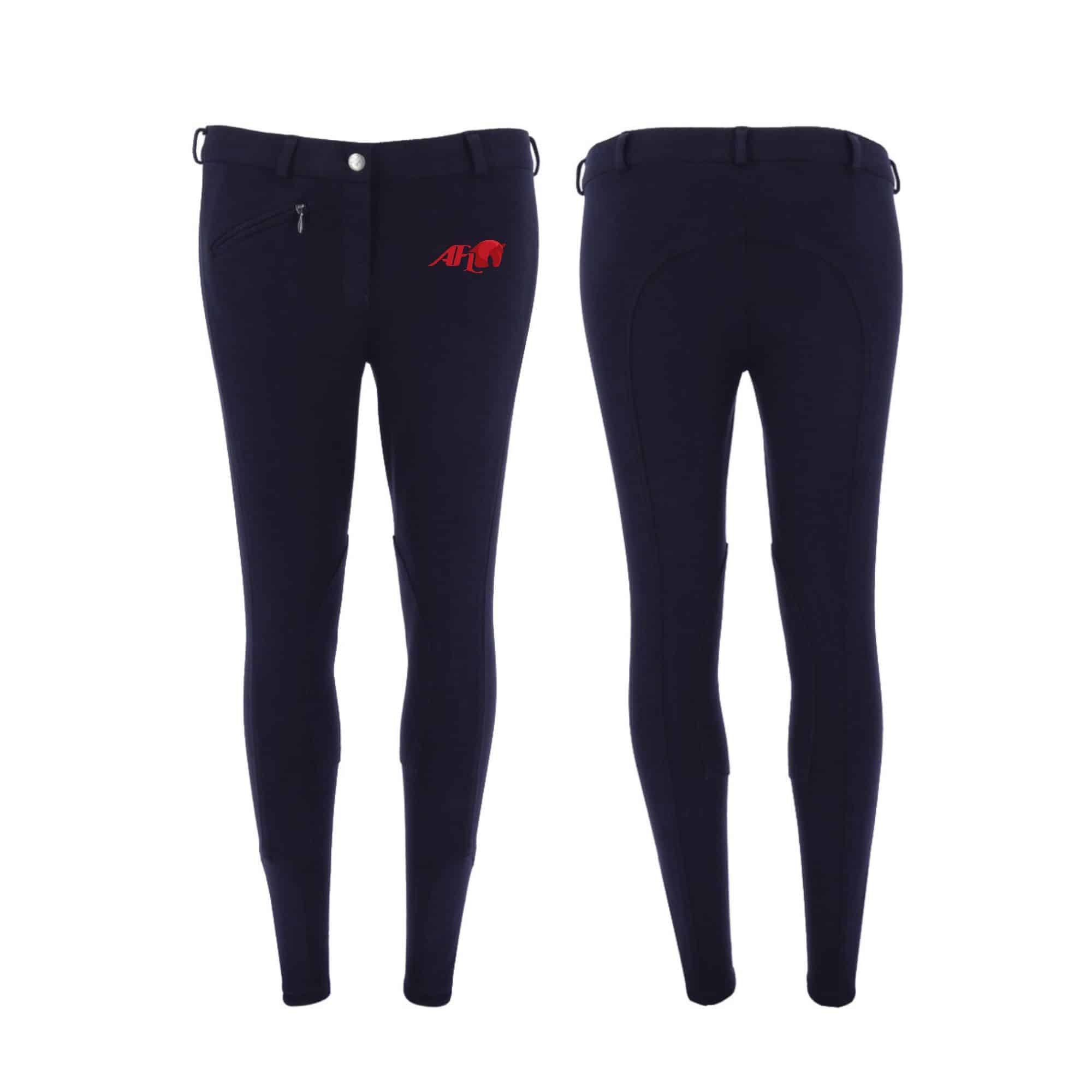 Pantalon d'équitation RIDING WORLD (homme) - ASSOCIATION FRANCAISE DU LUSITANIEN / WORKING EQUITATION FRANCE - Navy - 989072 – Image 2