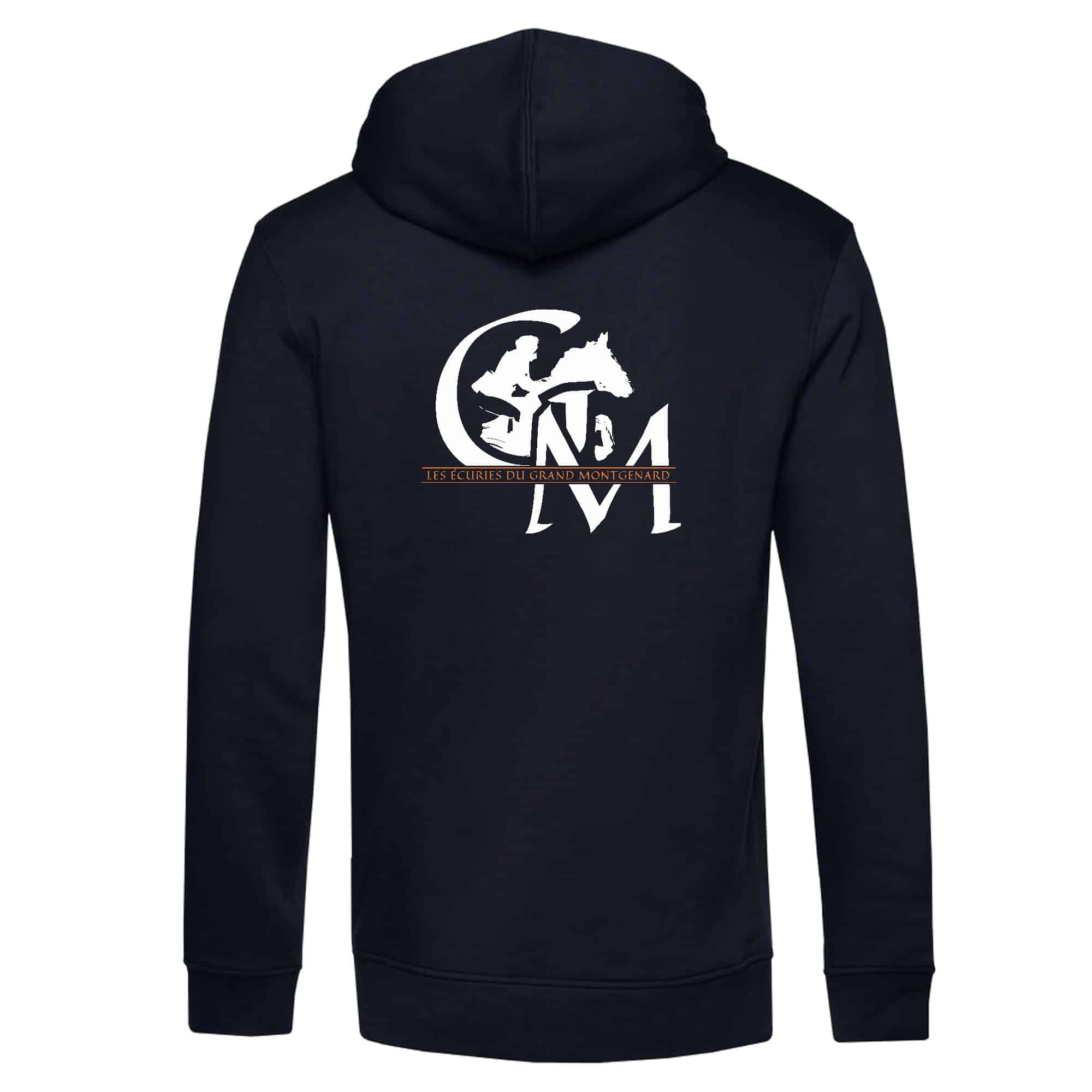 SWEAT A CAPUCHE (homme) - Les écuries du grand Montgenard - Navy - BCU33B – Image 3
