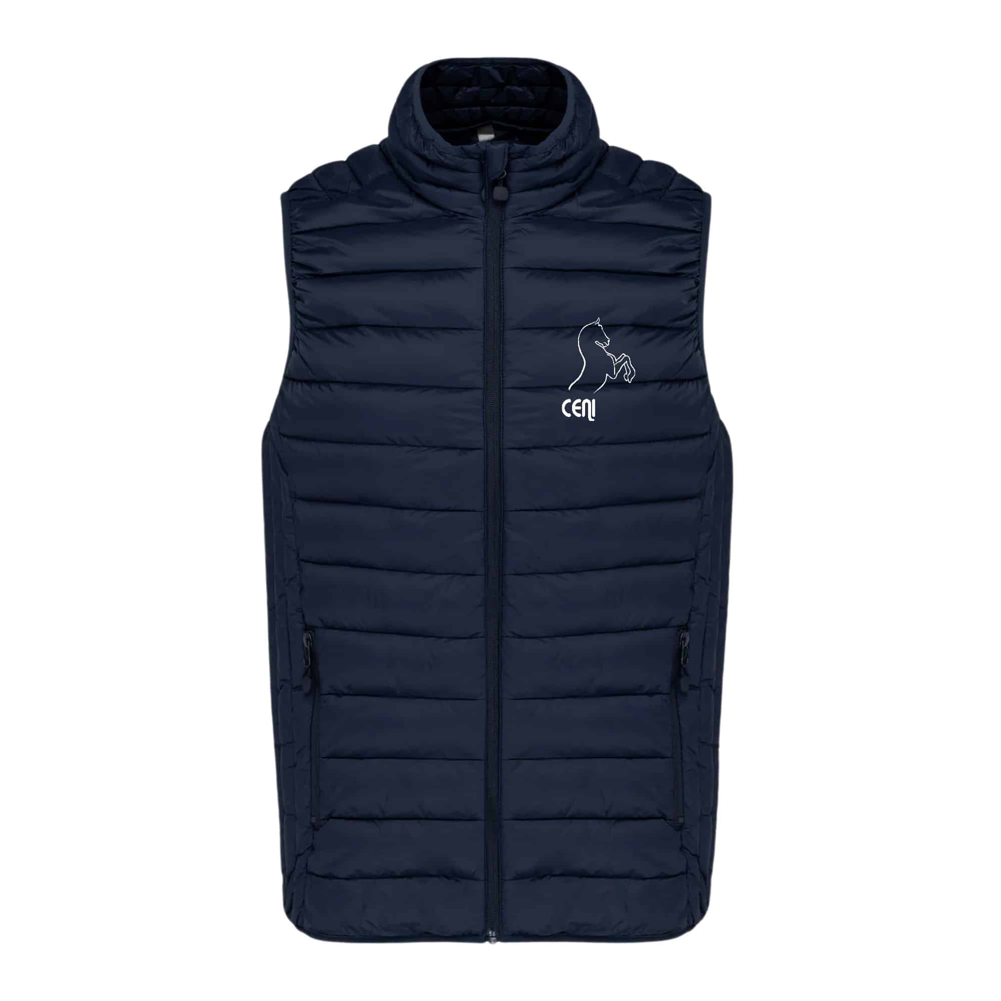 DOUDOUNE SANS MANCHES (homme) - Les Grandes Marques - Navy - K6113