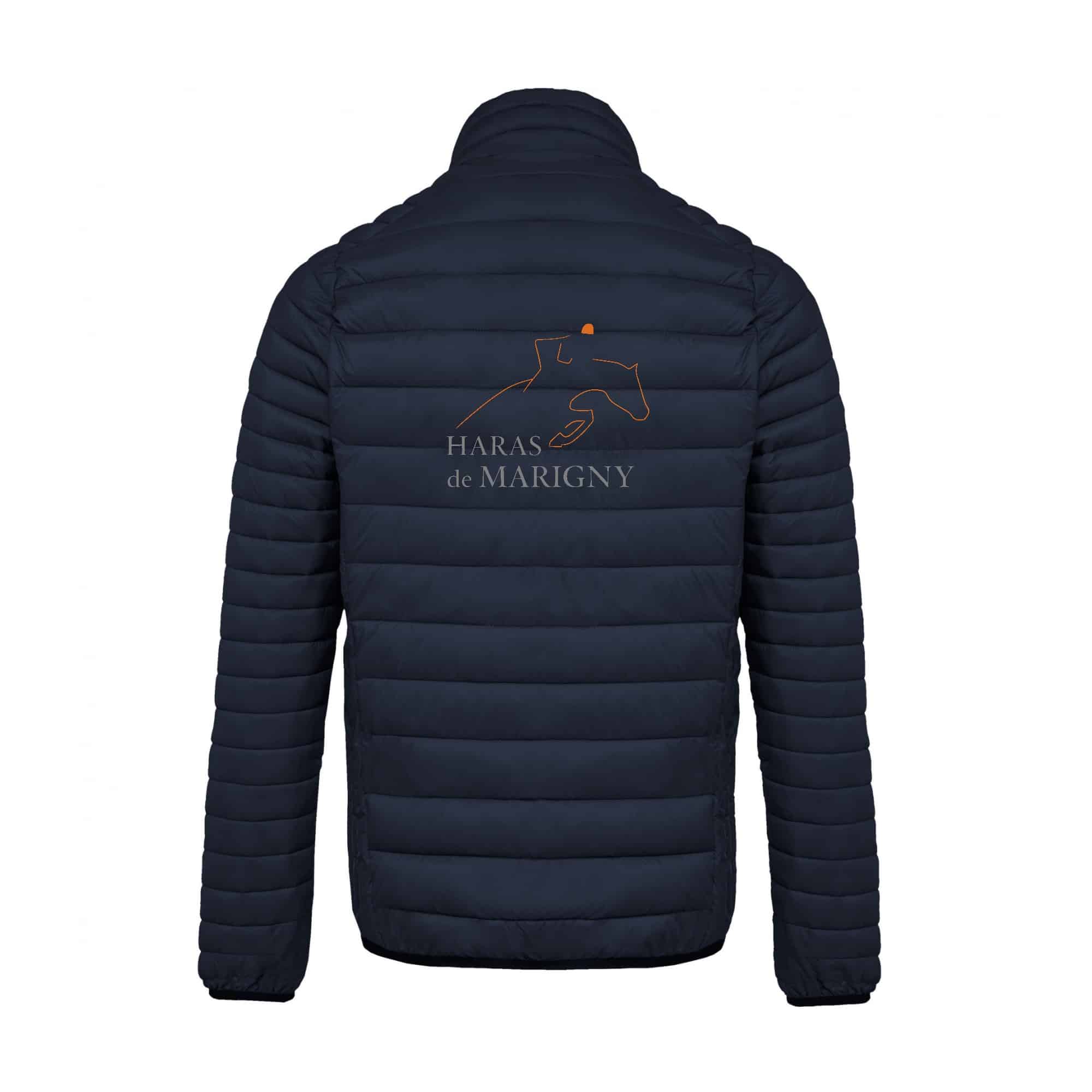 DOUDOUNE AVEC MANCHES (homme) - haras de marigny50 - Navy - K6120 – Image 3