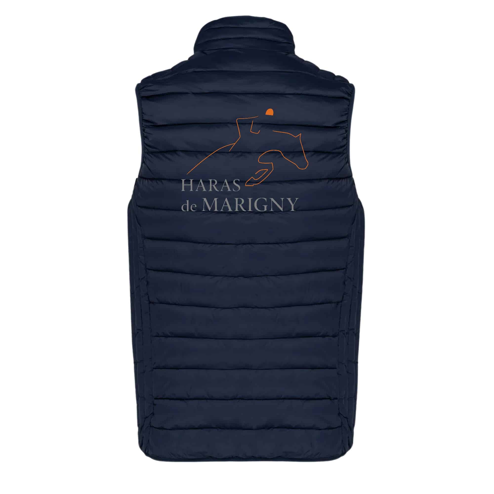DOUDOUNE SANS MANCHES (homme) - haras de marigny50 - Navy - K6113 – Image 3
