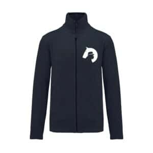Veste micropolaire zippée (femme) – ASSOCIATION FRANCAISE DU LUSITANIEN / WORKING EQUITATION FRANCE - Navy – K907