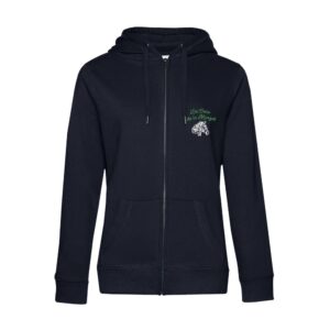 SWEAT ZIPPÉ (femme) - Les crins de la Margot - Navy - BCW03Q
