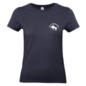 T-SHIRT (femme) - Centre Equestre La Montagne - Navy - BC04T