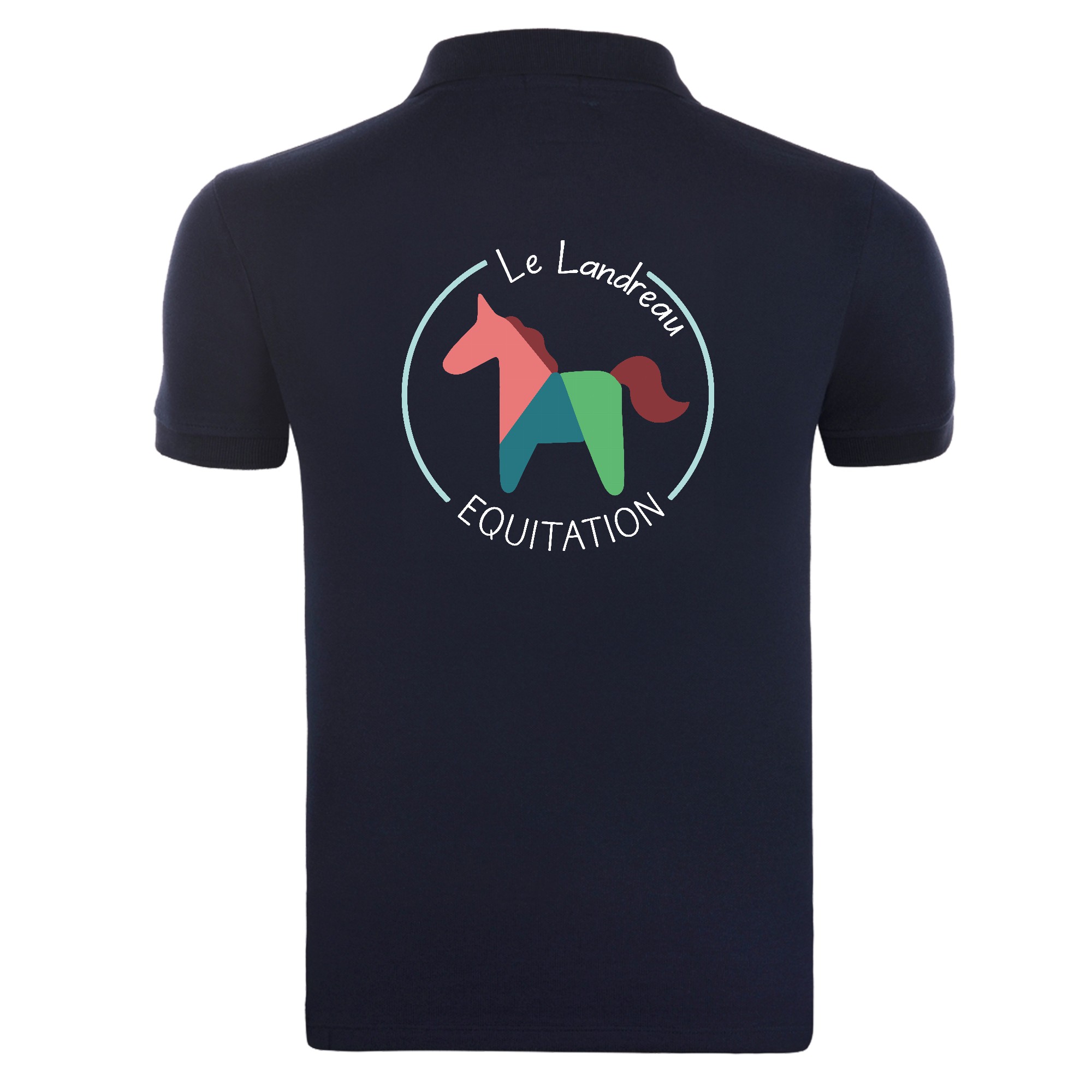 POLO (homme) - Le Landreau Equitation - Navy - BCID1 – Image 3