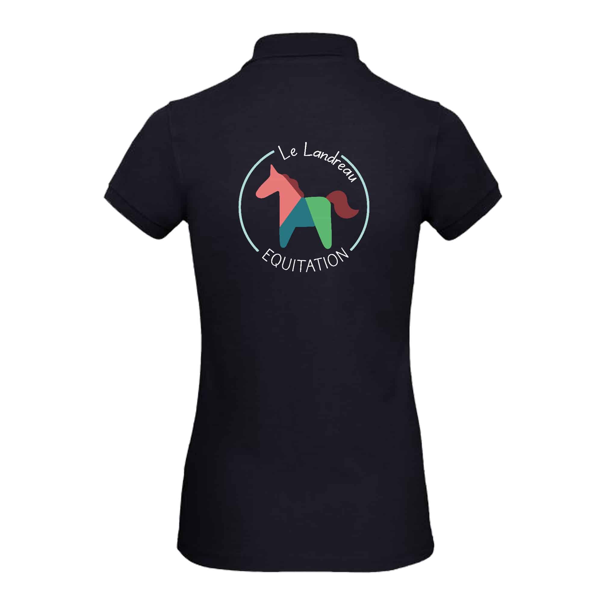 POLO (femme) - Le Landreau Equitation - Navy - BCI1F – Image 3