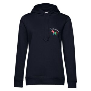 SWEAT A CAPUCHE (femme) – Le Landreau Equitation - Navy - BCW34B