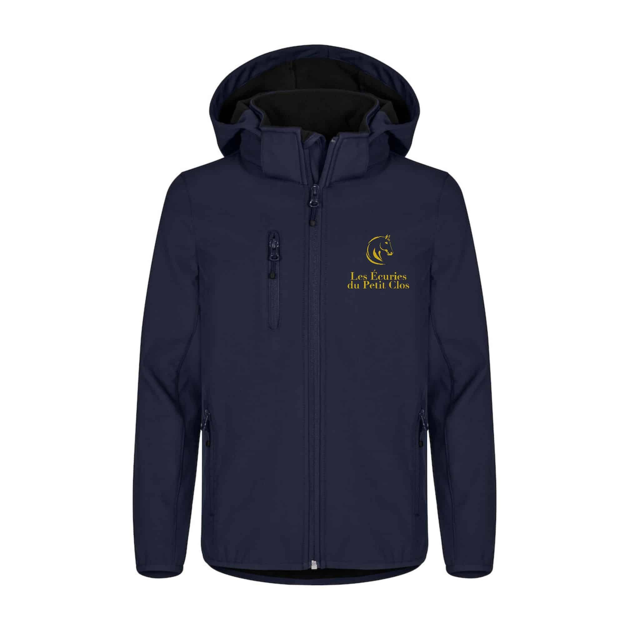 SOFTSHELL ''Classic'' (enfant) - LES ECURIES DU PETIT CLOS - Navy - 0200909