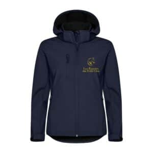 SOFTSHELL "Classic" (femme) - LES ECURIES DU PETIT CLOS - Navy - 0200917