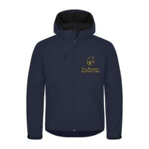 SOFTSHELL "Classic" (homme) - LES ECURIES DU PETIT CLOS - Navy - 0200912