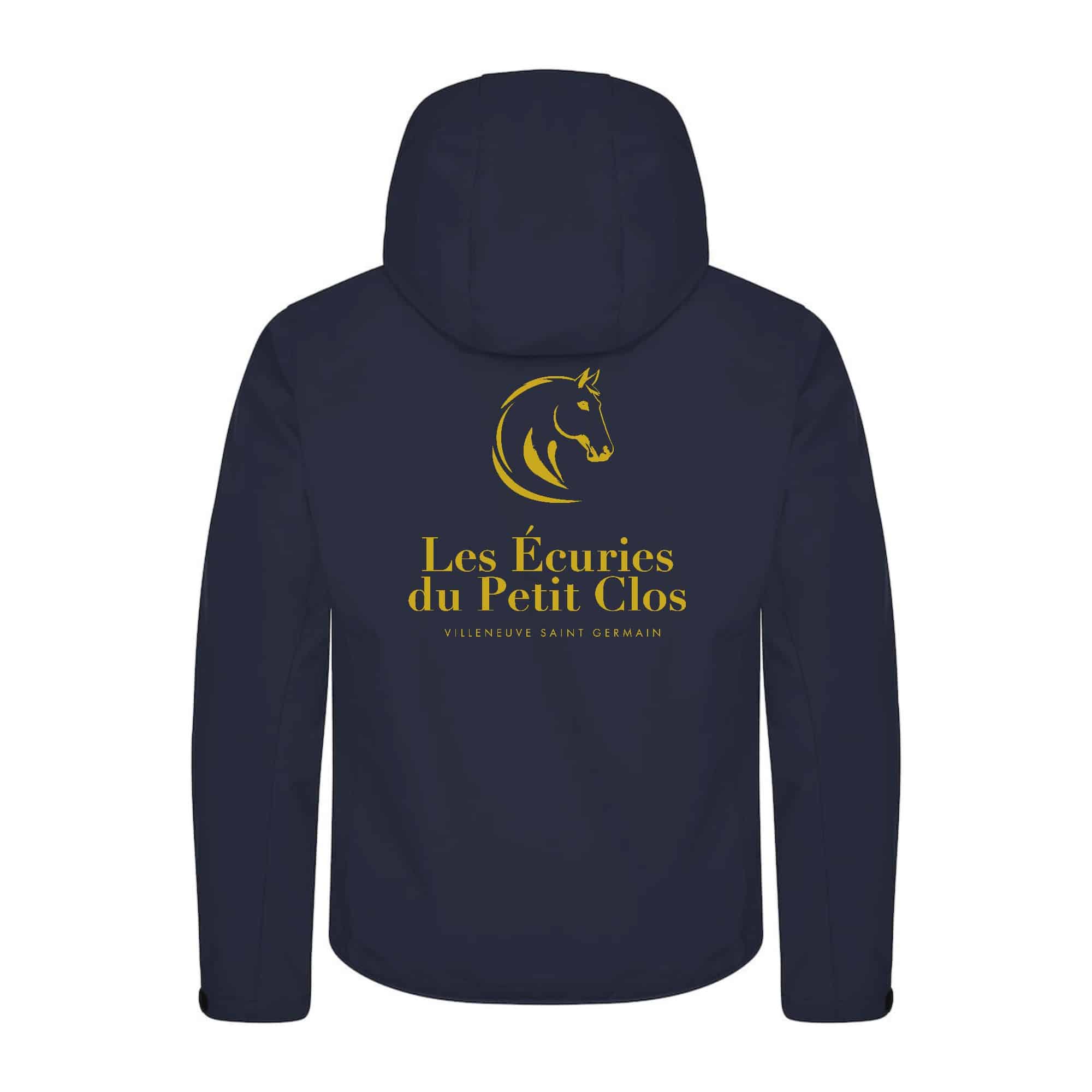SOFTSHELL "Classic" (homme) - LES ECURIES DU PETIT CLOS - Navy - 0200912 – Image 3