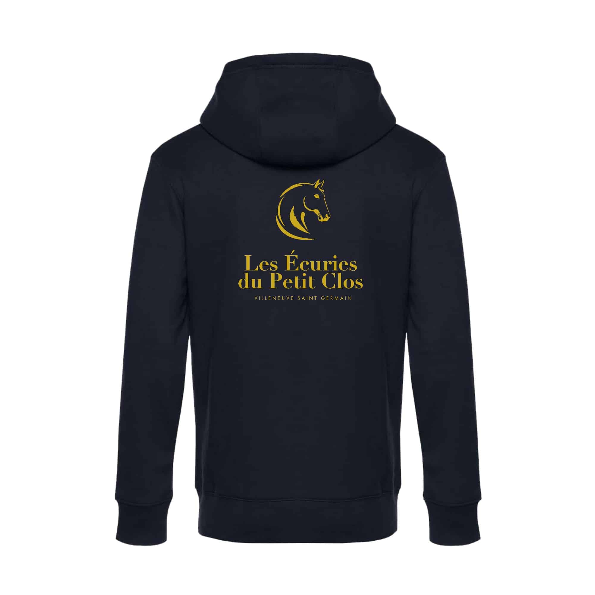 SWEAT A CAPUCHE (enfant) - LES ECURIES DU PETIT CLOS - Navy - K477 – Image 2