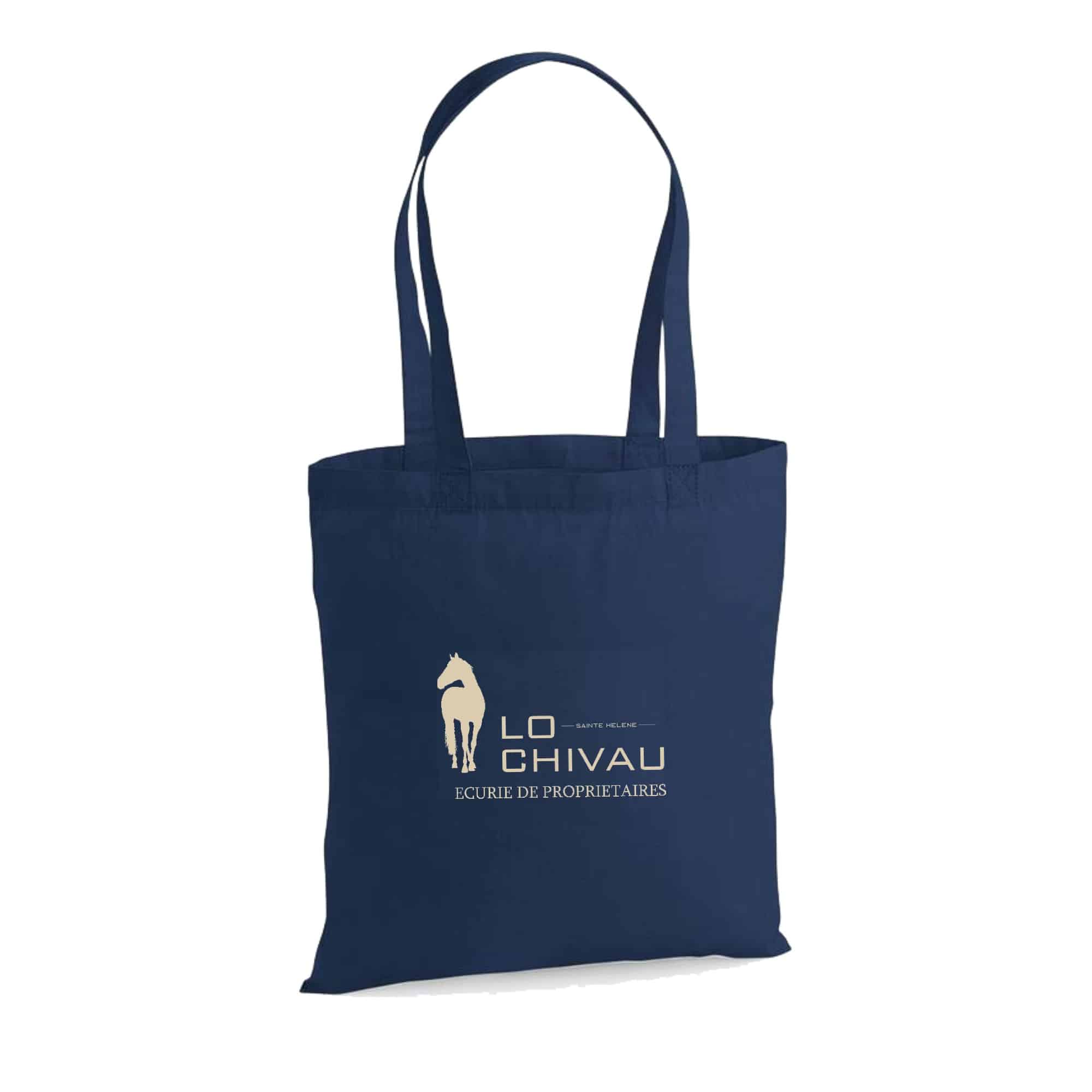 TOTE BAG - ECURIE LO CHIVAU - Navy - WM101