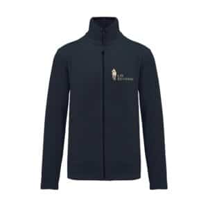 Veste micropolaire zippée (femme) – ECURIE LO CHIVAU - Navy – K907