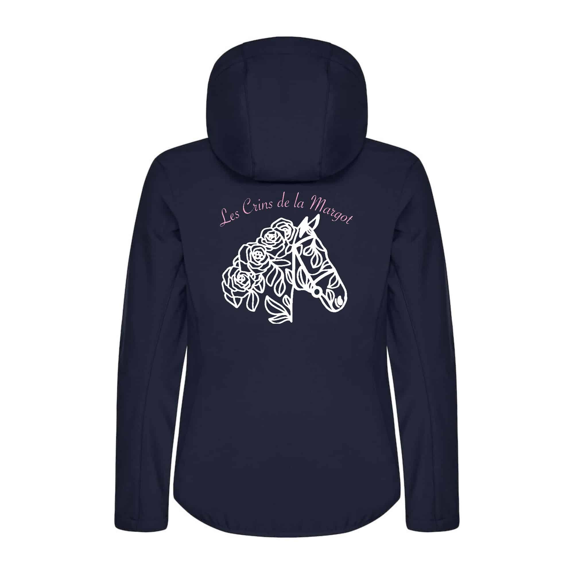 SOFTSHELL "Classic" (femme) - Les crins de la Margot - Navy - 0200917 – Image 3