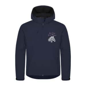 SOFTSHELL "Classic" (homme) - Les crins de la Margot - Navy - 0200912