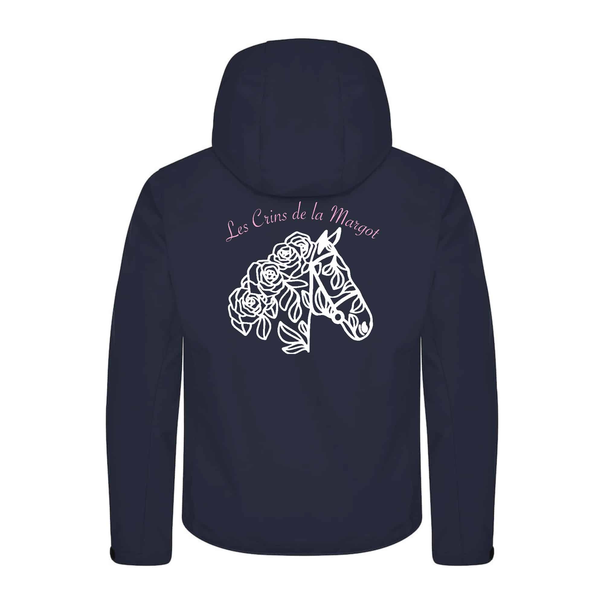 SOFTSHELL "Classic" (homme) - Les crins de la Margot - Navy - 0200912 – Image 3