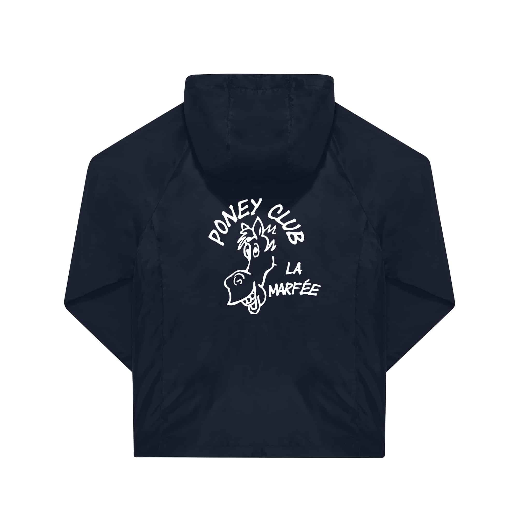 COUPE-VENT (unisexe) - poney-club la Marfée - Navy - BC630 – Image 3