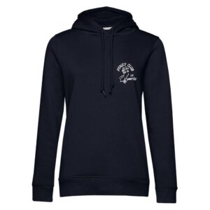 SWEAT A CAPUCHE (femme) – poney-club la Marfée - Navy - BCW34B