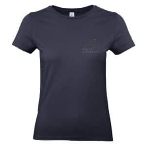 T-SHIRT (femme) - haras de marigny50 - Navy - BC04T