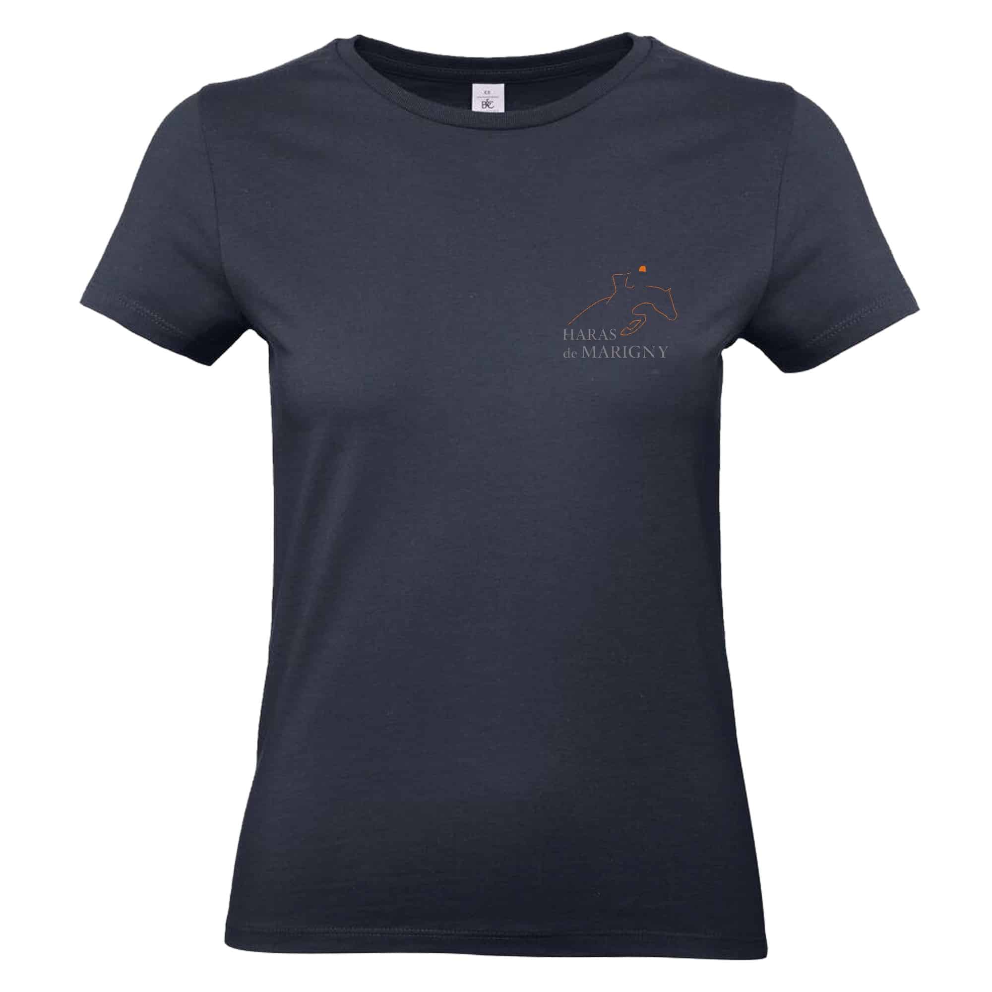 T-SHIRT (femme) - haras de marigny50 - Navy - BC04T