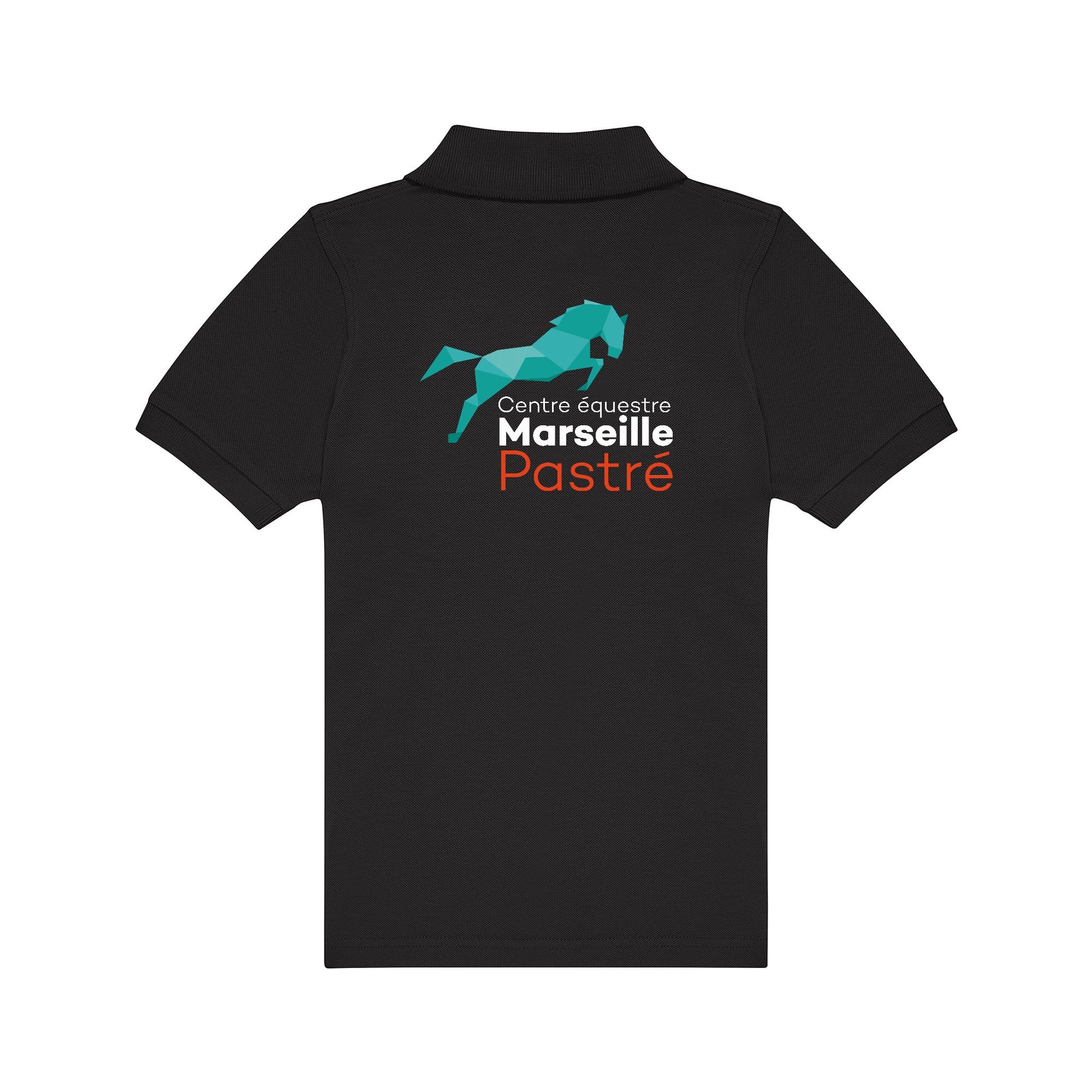 POLO (enfant) - Centre équestre Marseille Pastré - Noir - BCK424 – Image 3
