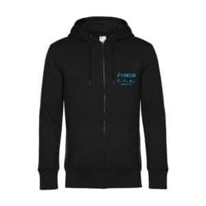 SWEAT ZIPPÉ (Homme) - MENEZ DU - canisport - Noir - BCU03K