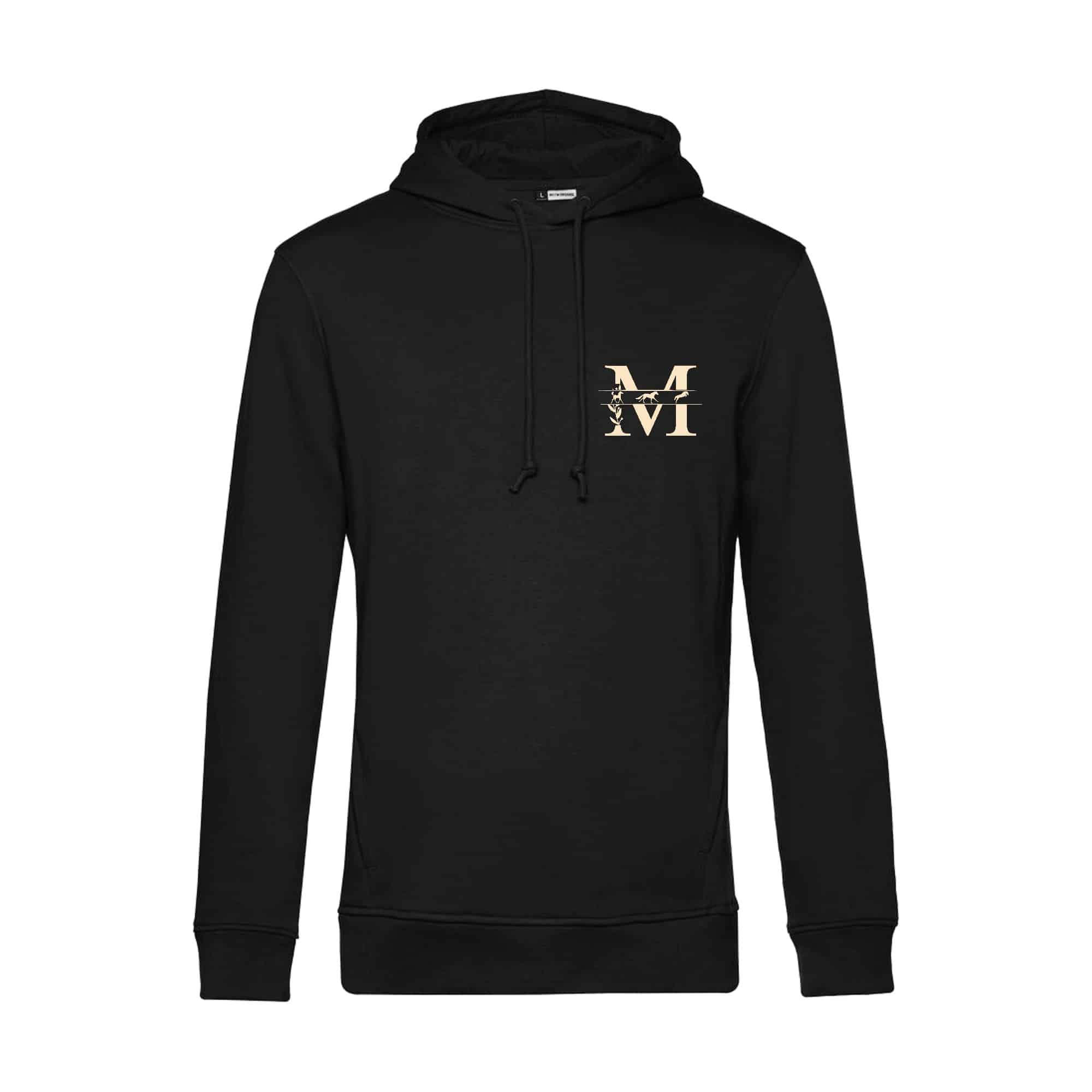 SWEAT A CAPUCHE (enfant) - DOMAINE DE MERYS - Noir - K477