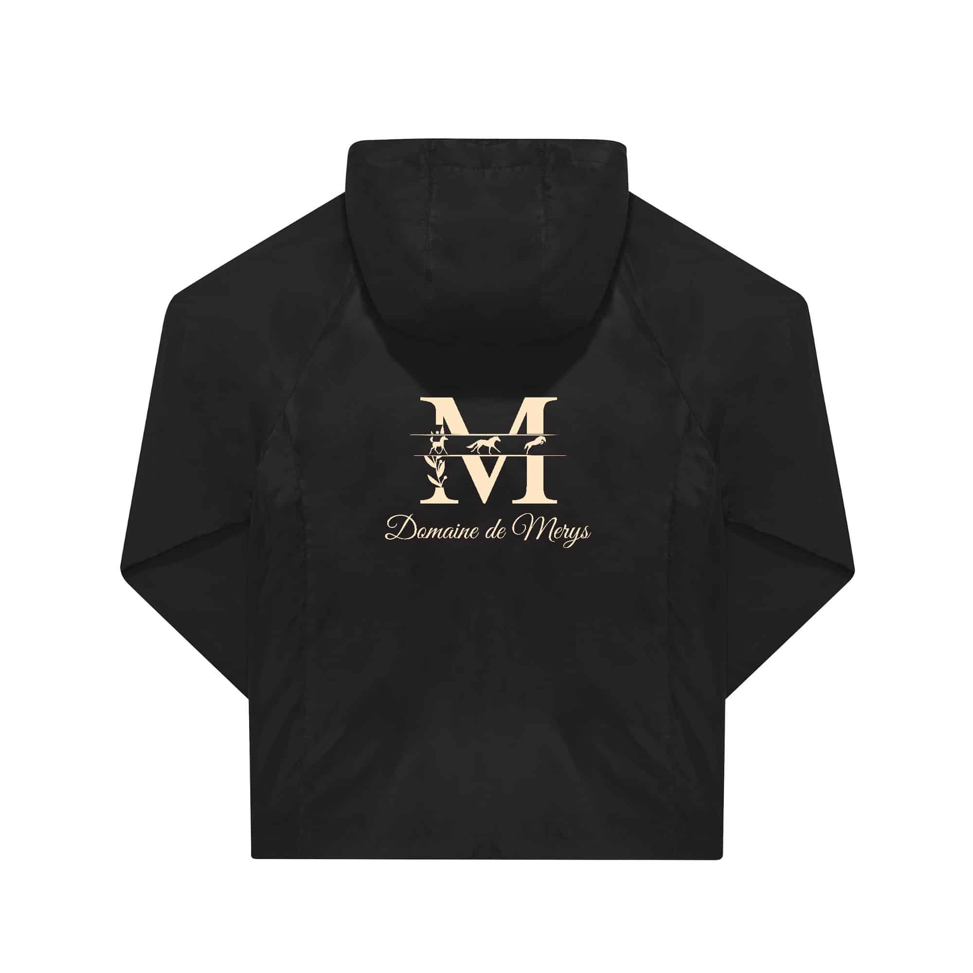 COUPE-VENT (unisexe) - DOMAINE DE MERYS - Noir - BC630 – Image 3