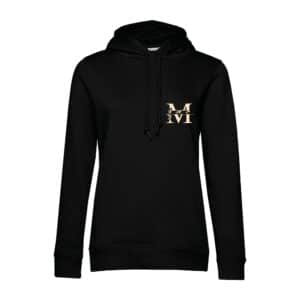 SWEAT A CAPUCHE (femme) – DOMAINE DE MERYS - Noir - BCW34B