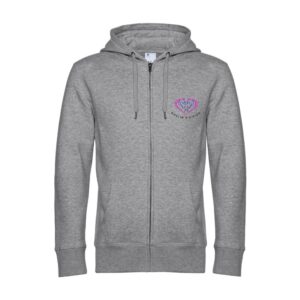 SWEAT ZIPPÉ (enfant) - Centre Equestre du Moulin d'Airion - Gris chiné - K455