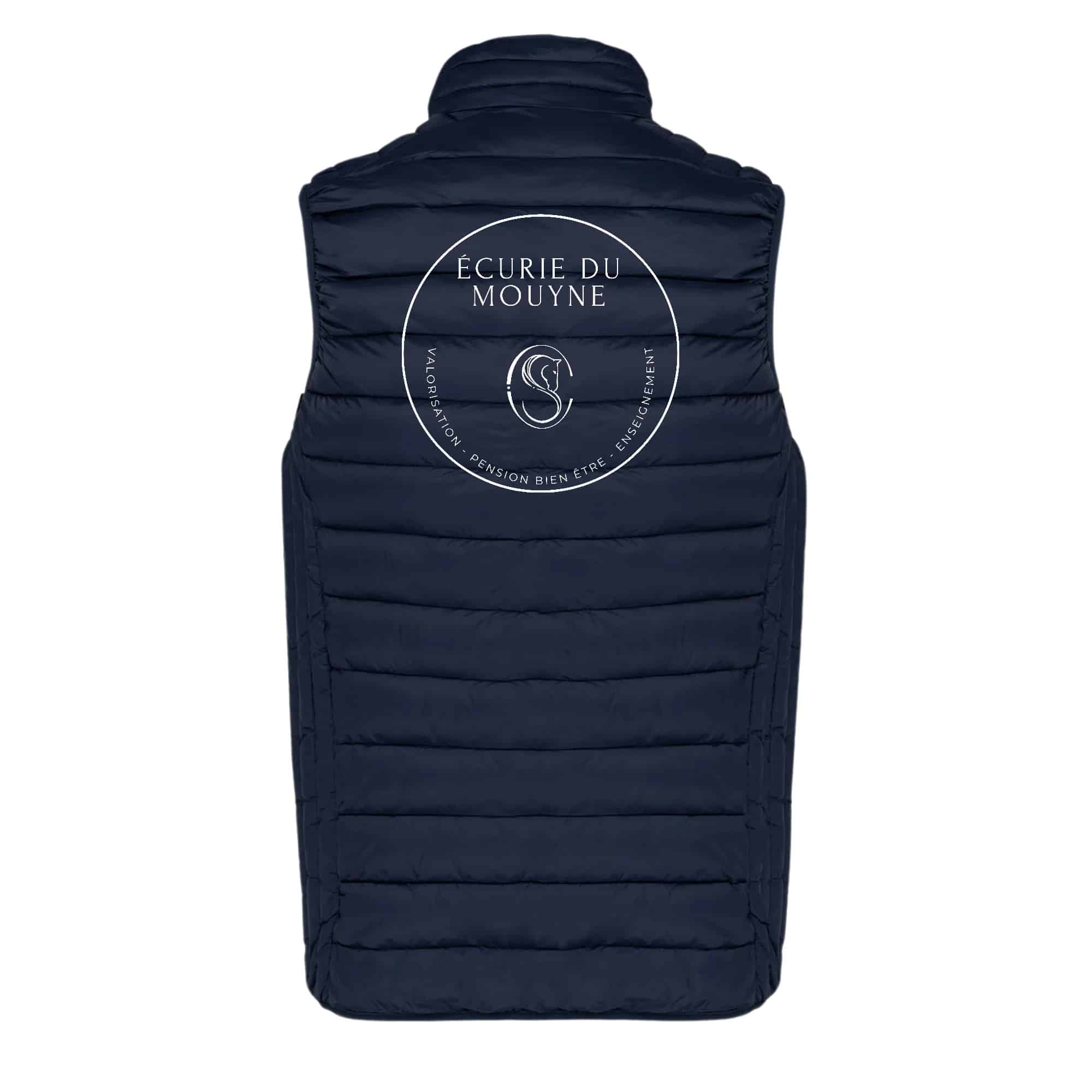 DOUDOUNE SANS MANCHES (femme) - Ecurie du Mouyne - Navy - K6114 – Image 3