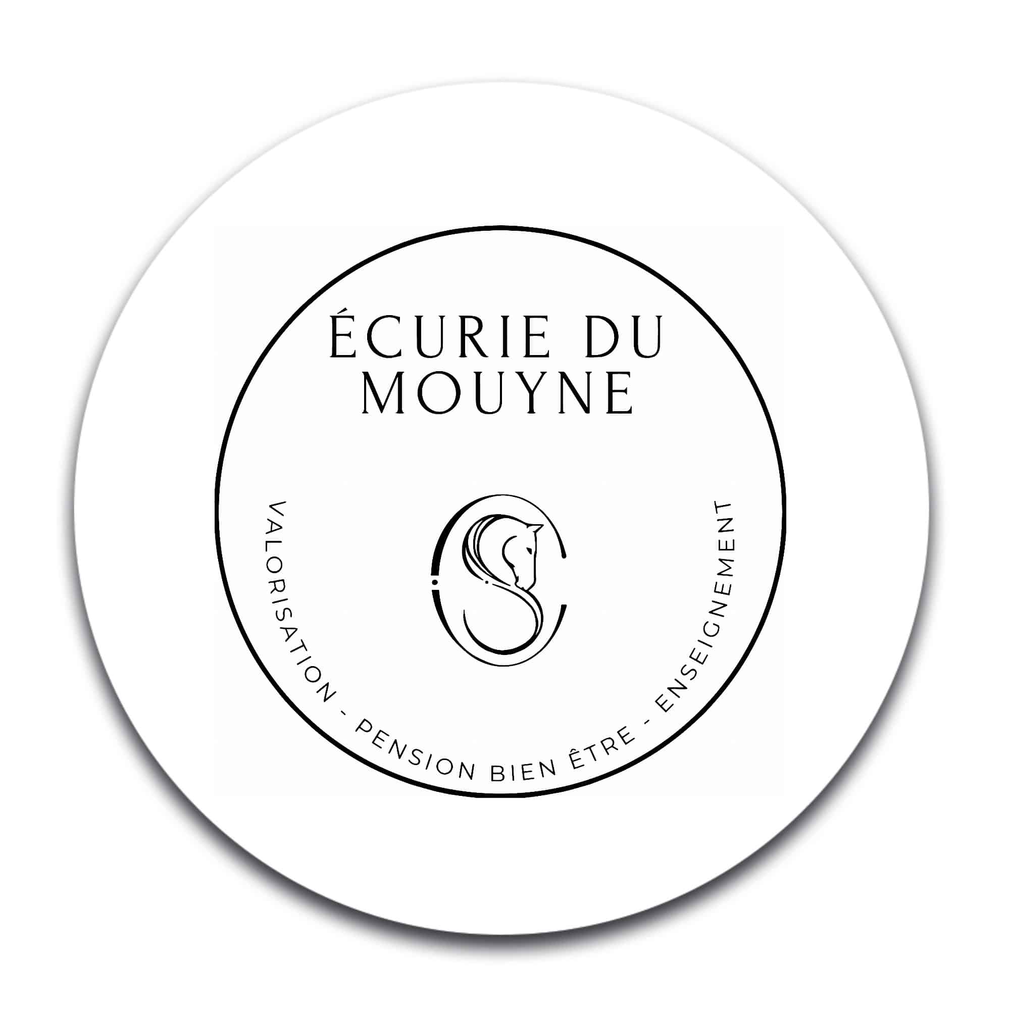 STICKER ROND - Ecurie du Mouyne - STI001