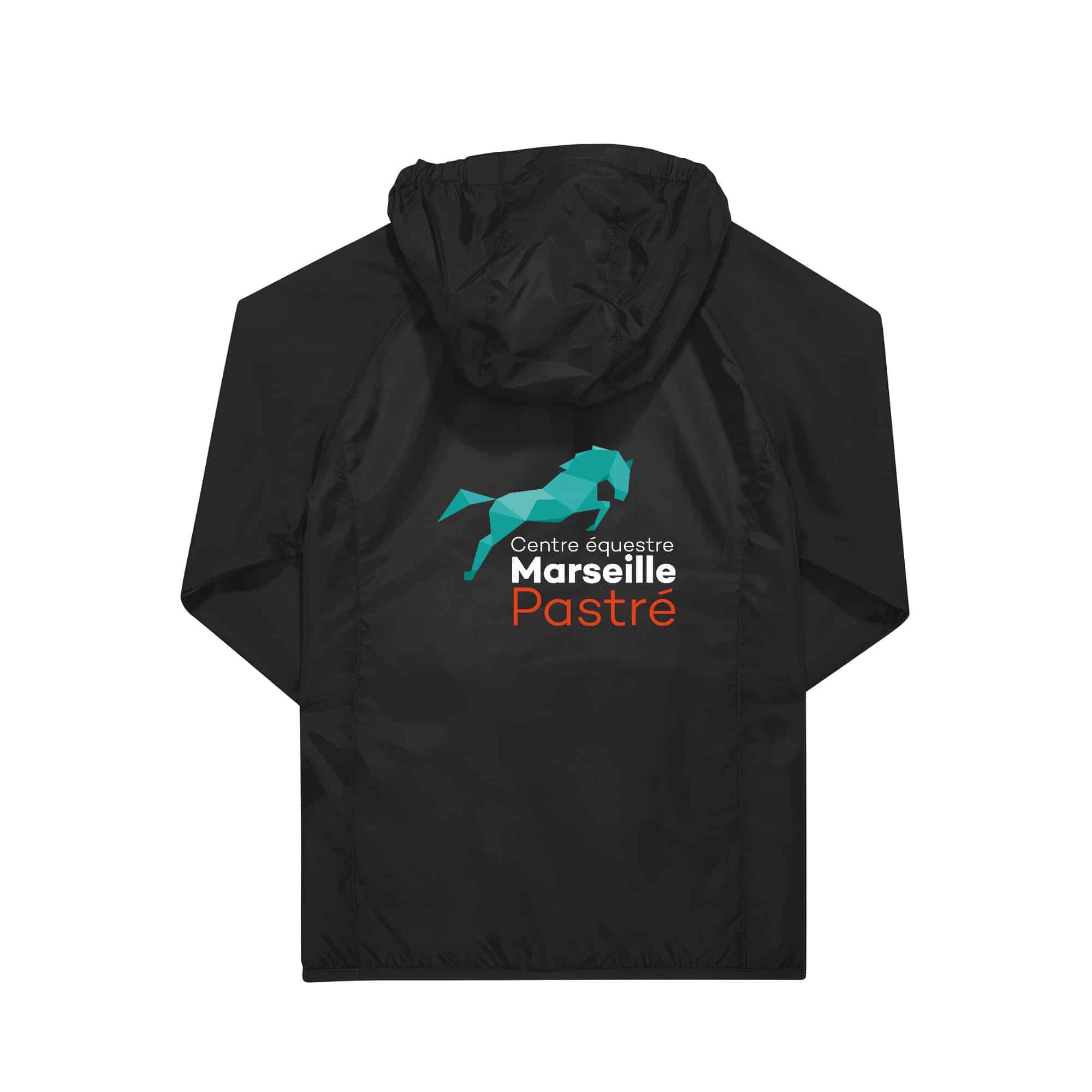 COUPE-VENT (enfant) - Centre équestre Marseille Pastré - Noir - BC631 – Image 3