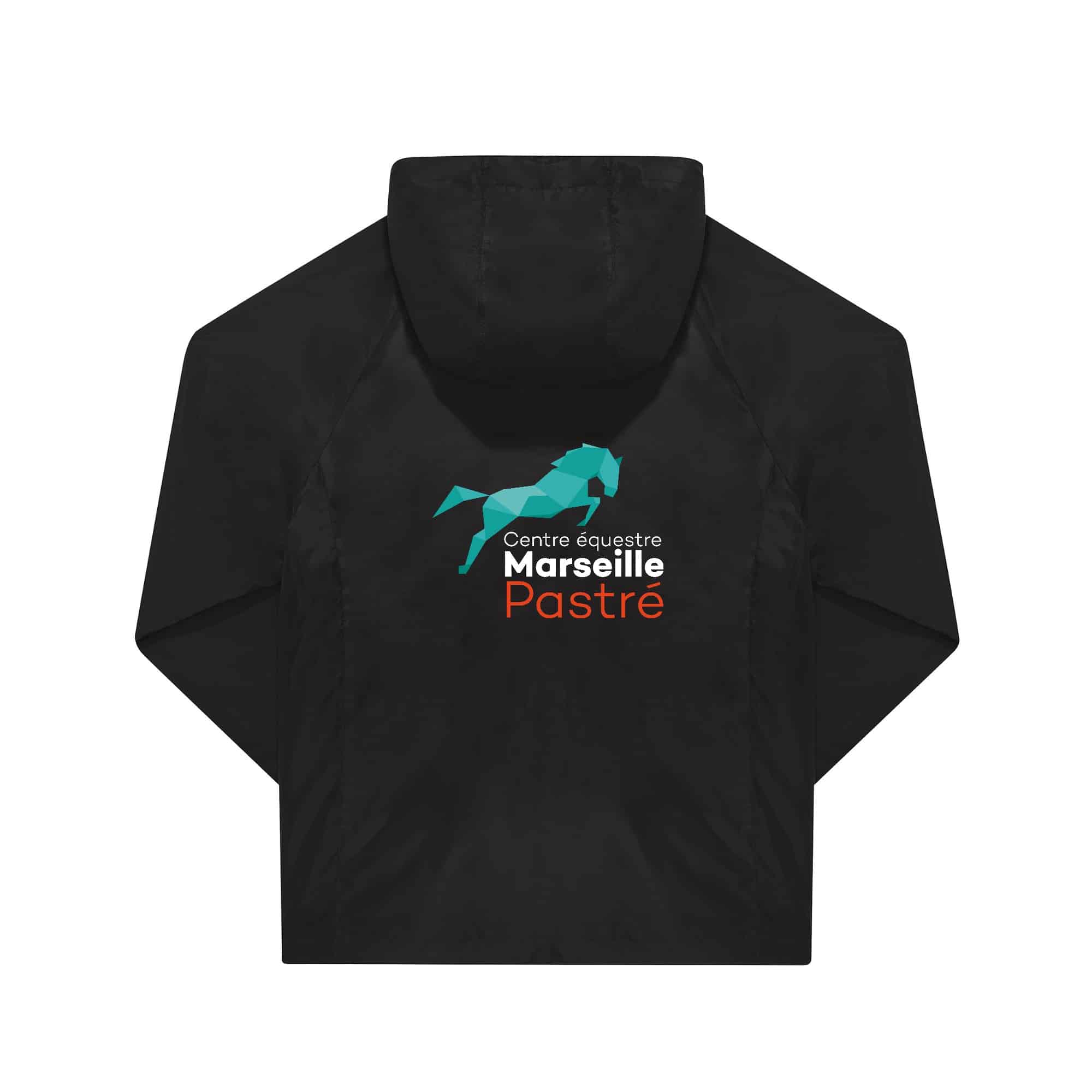 COUPE-VENT (unisexe) - Centre équestre Marseille Pastré - Noir - BC630 – Image 3