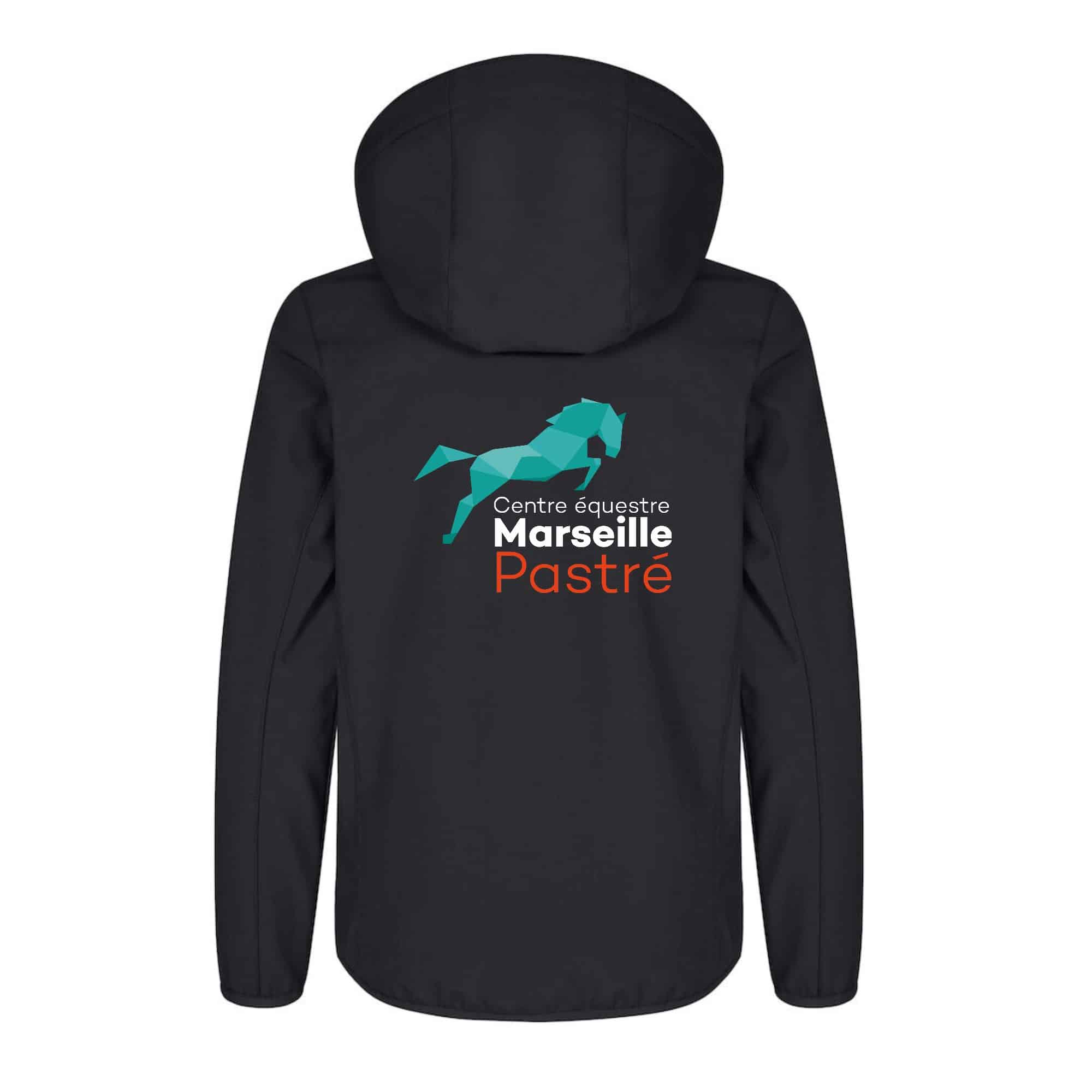 SOFTSHELL ''Classic'' (enfant) - Centre équestre Marseille Pastré - Noir - 0200909 – Image 3