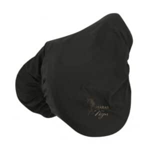 Housse de selle en coton Ridding World - Haras du Nizon - Noir - 205100