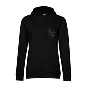 SWEAT A CAPUCHE (femme) – Haras du Nizon - Noir - BCW34B
