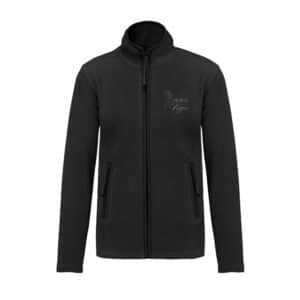 Veste micropolaire zippée (enfant) – Haras du Nizon - Noir – K920