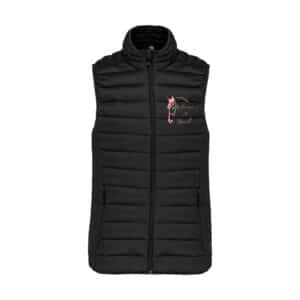 DOUDOUNE SANS MANCHES (femme) - Ecuries de Nonville - Noir - K6114