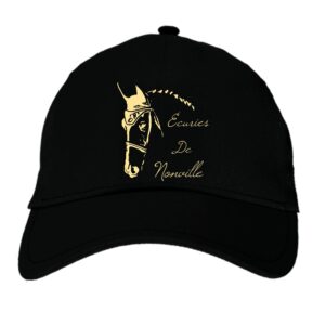 CASQUETTE - Ecuries de Nonville - Noir - BF015